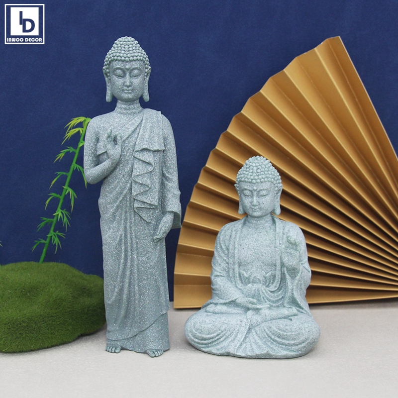 Bonsai Garden Thailand - Statue de petits moines de bouddha