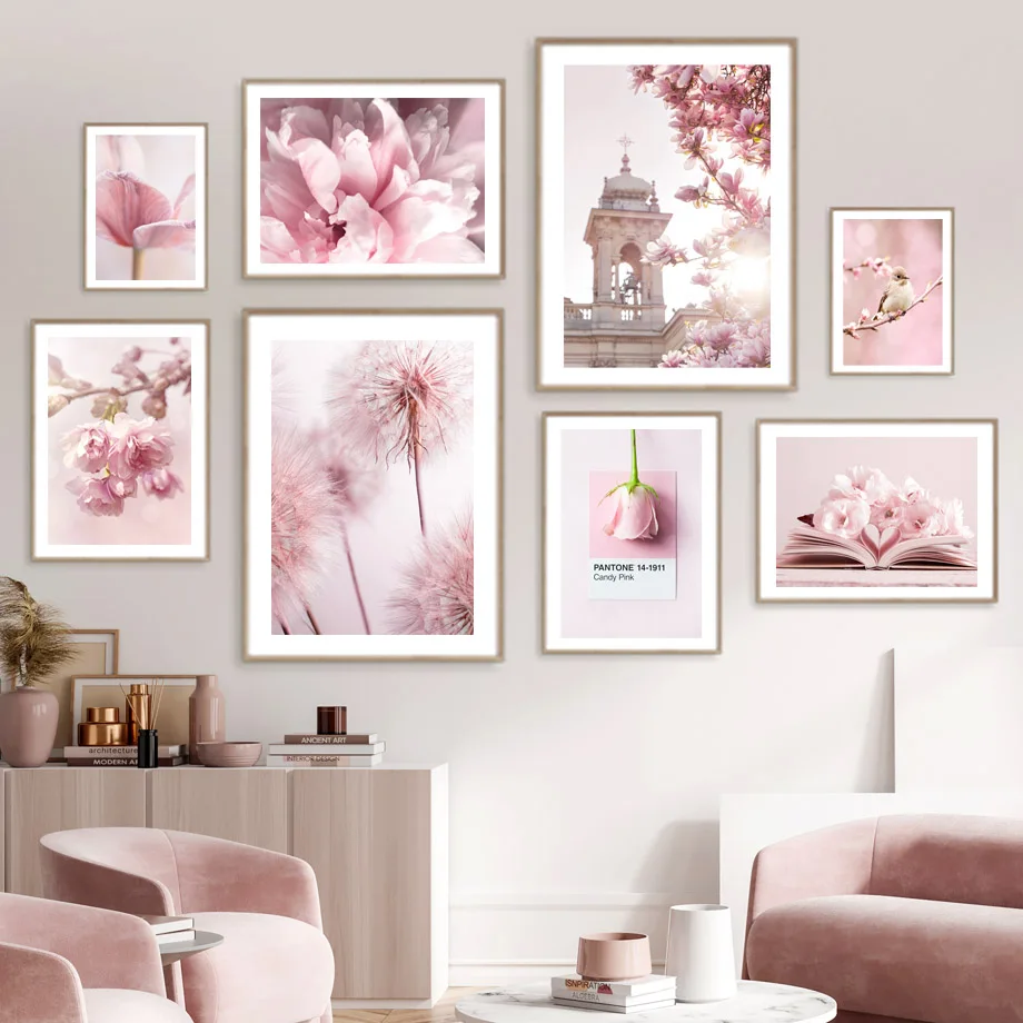 Bonsai Garden Decor - Printemps Rose pivoine Sakura pissenlit orchidée