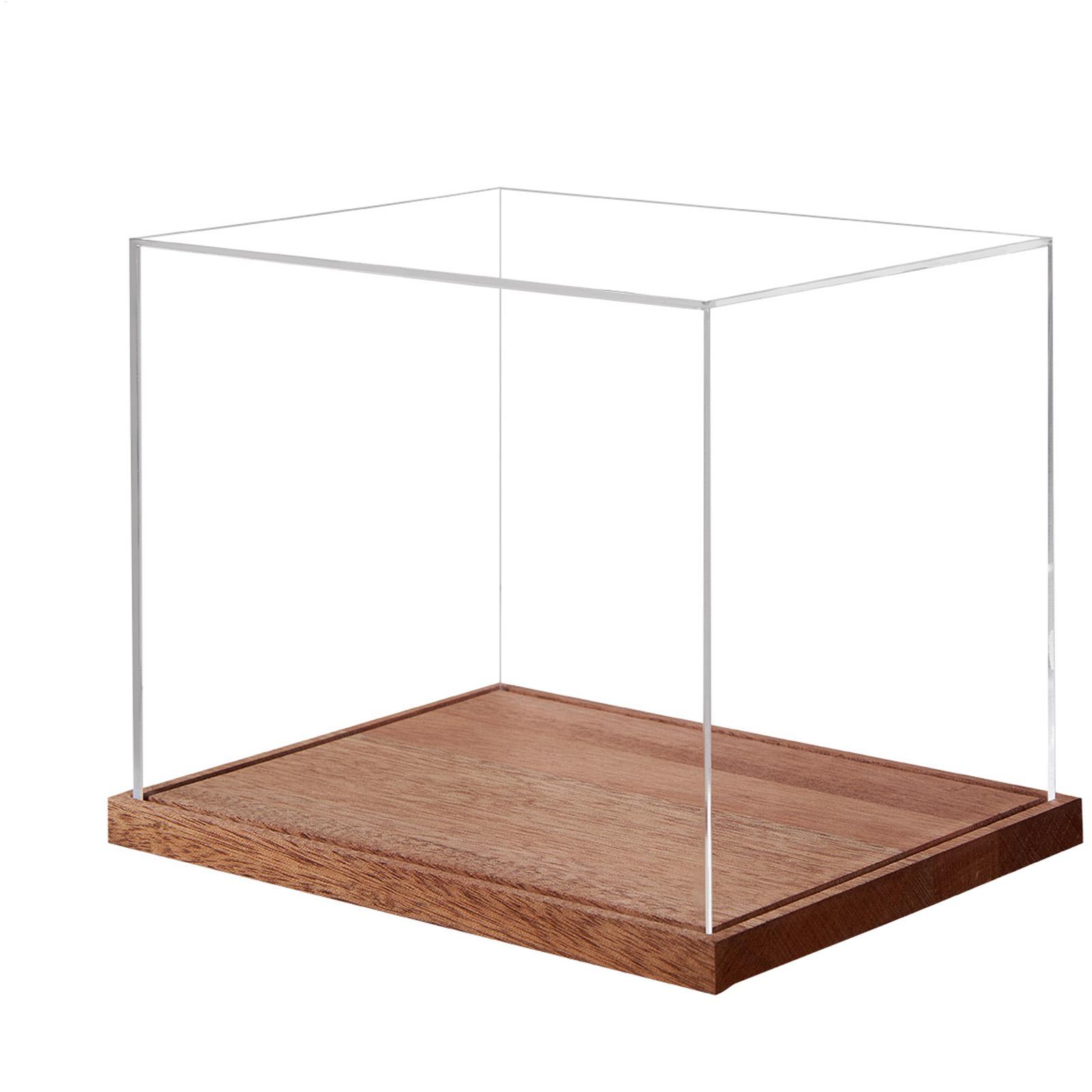 Display Stand Wood - Boîte transparente pour casque de football