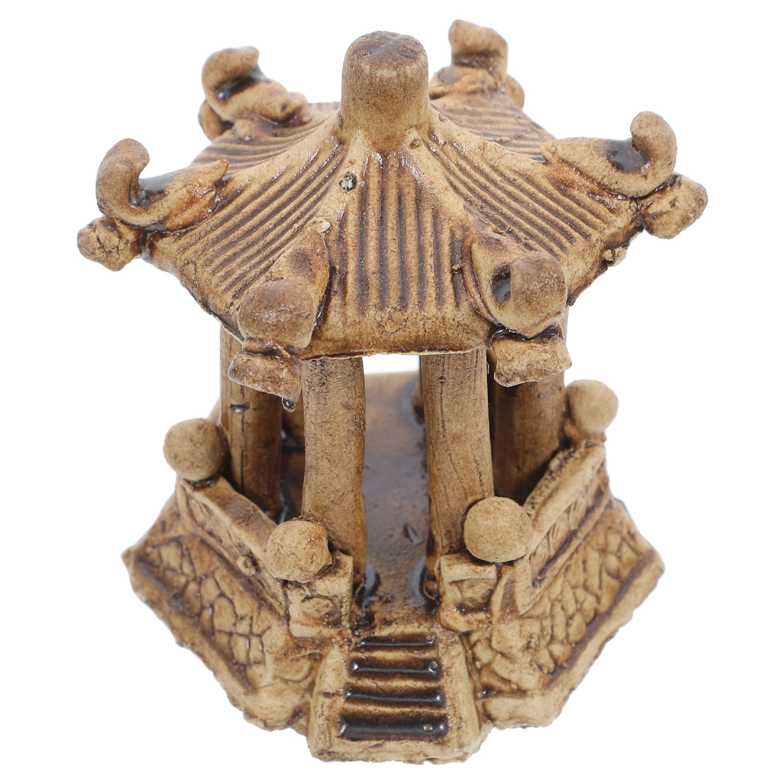Bonsai Garden Usa - Statue de pagode hexagonale miniature en