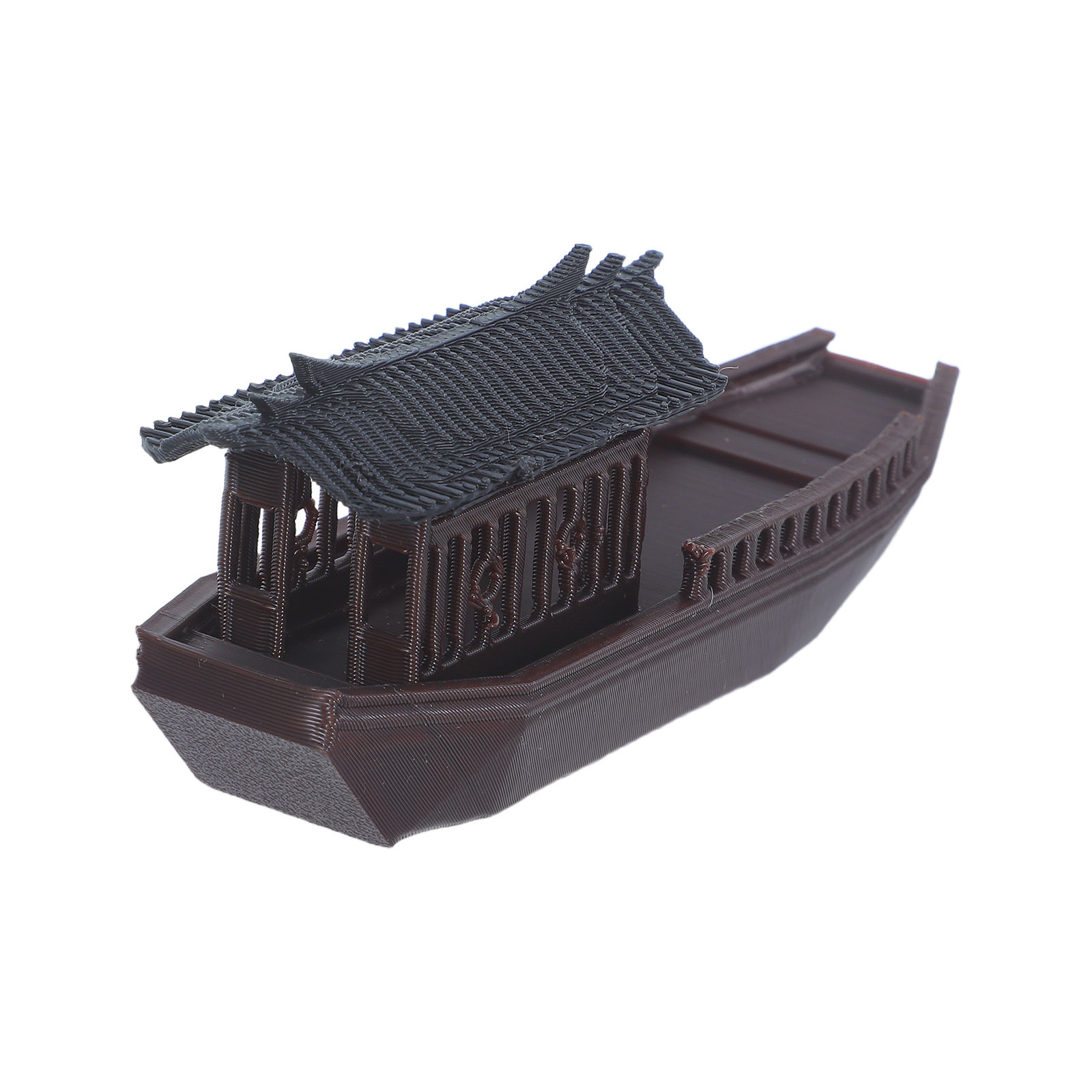 Bonsai Garden Decor - Miniature de bateau de pêche chinois