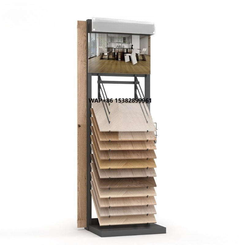 Display Stand Wood - Support d'affichage personnalisable en métal et