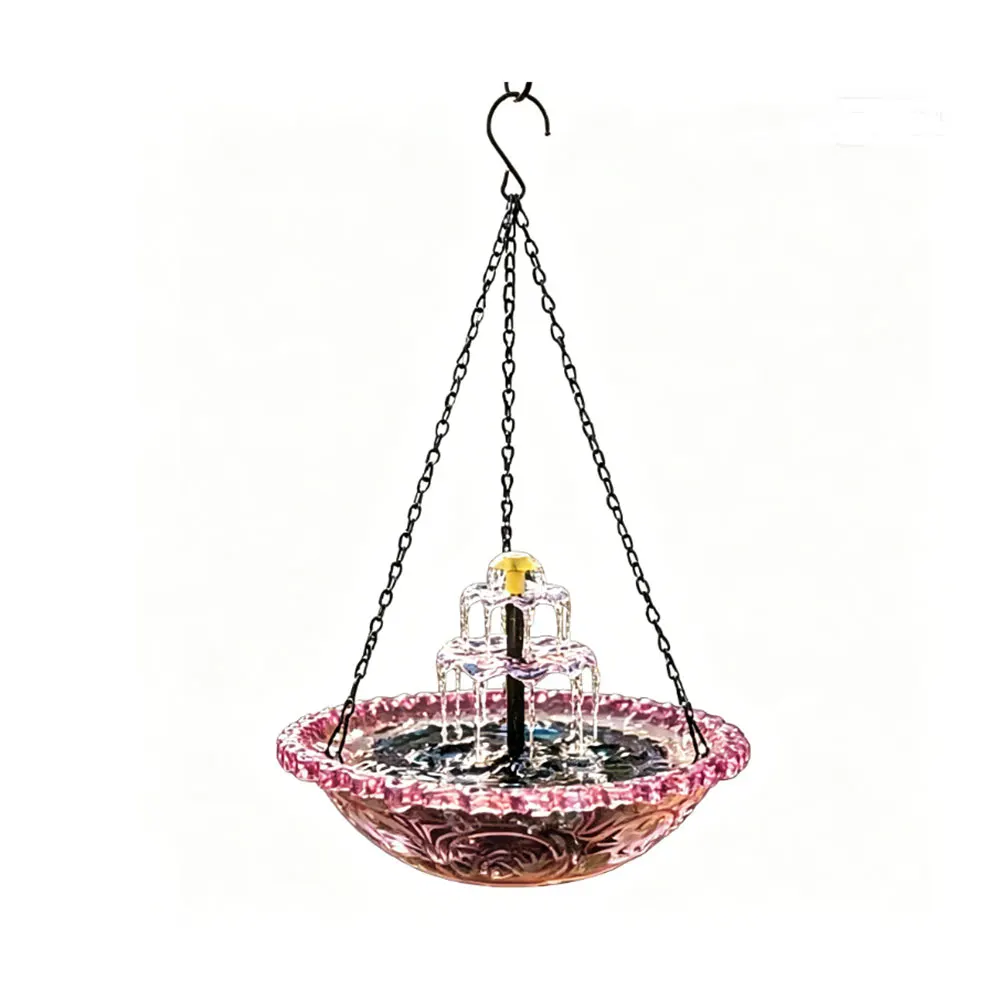 Bain d'oiseaux solaire suspend - Bonsai Garden Backyard avis et prix