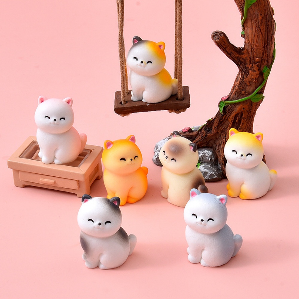 8 figurines miniatures en rési - Bonsai Garden Miniature avis et prix