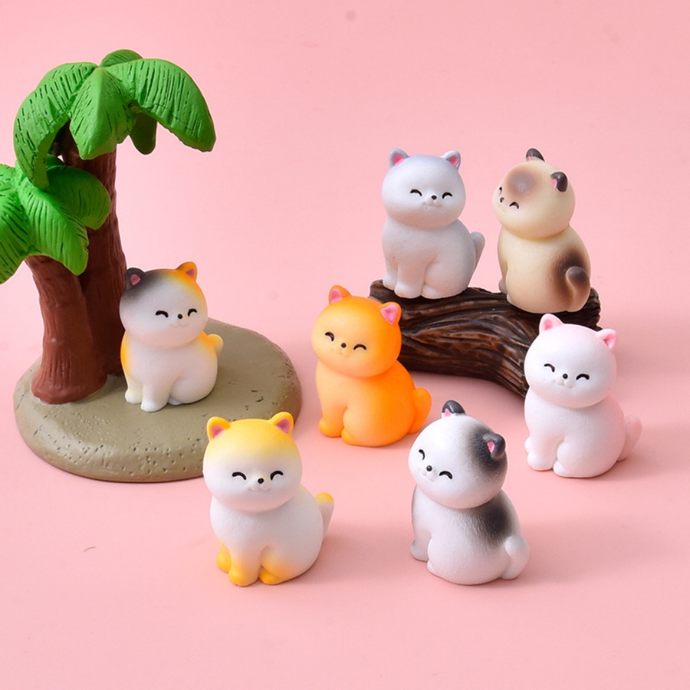 8 figurines miniatures en rési - Bonsai Garden Miniature avis et prix
