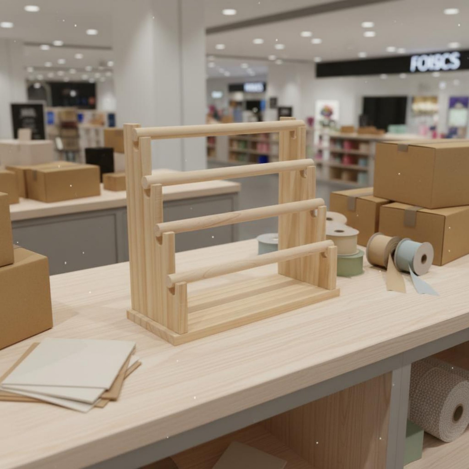 Support de rangement de bijoux - Display Stand Wood avis et prix