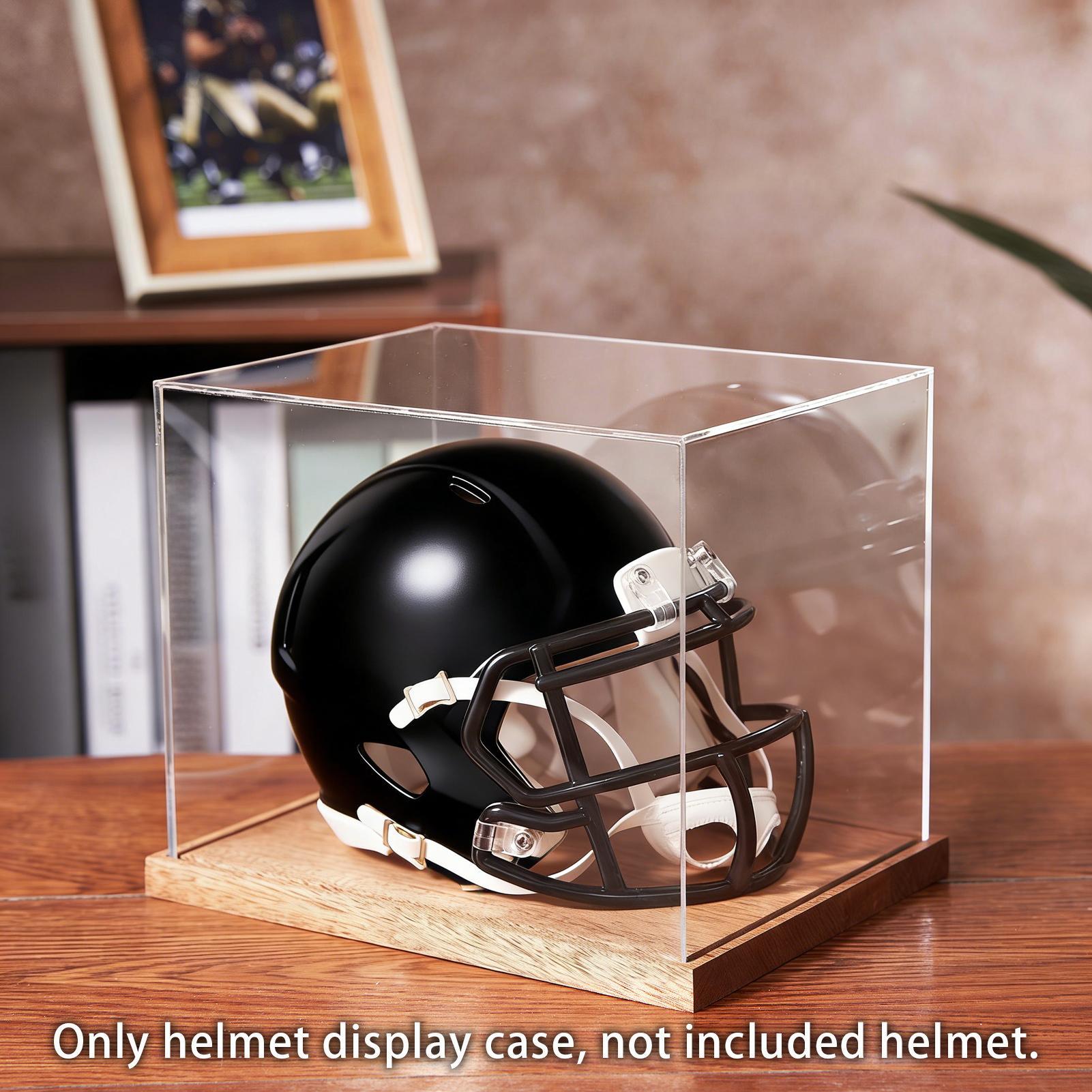 Boîte transparente pour casque - Display Stand Wood avis et prix
