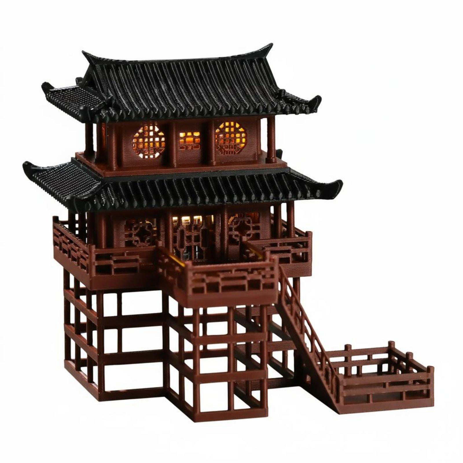 Mini-pagode en plastique pour  - Bonsai Garden Usa avis et prix