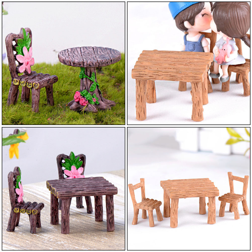 5 ensembles de mini chaises et - Bonsai Garden Decor avis et prix